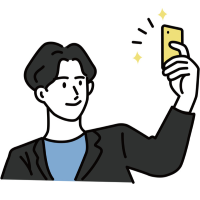 スマートフォン（自撮り）での口座開設