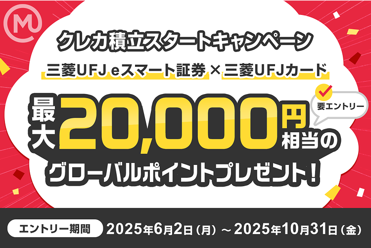 クレカ積立スタートキャンペーン実施中