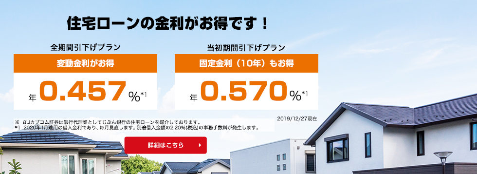 じぶん銀行の住宅ローン